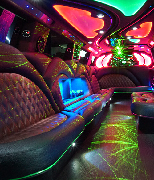 luxury limo interior